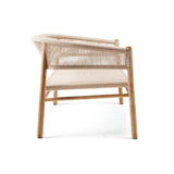 Kilt loungestol Teak/Olive green