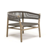 Kilt loungestol Mørk Teak/Dark Grey