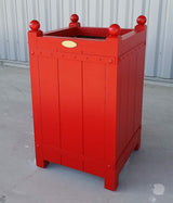 Fransk Versailles plantekasse i fyrretræ 52x52x90