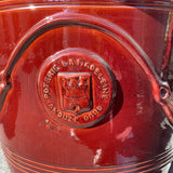 Fransk Vase d'Anduze m. ensfarvet glasering