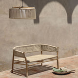 Kilt loungesofa Teak/Sand
