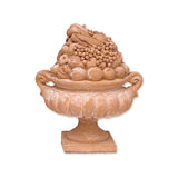 Stor frugtopsats i terracotta