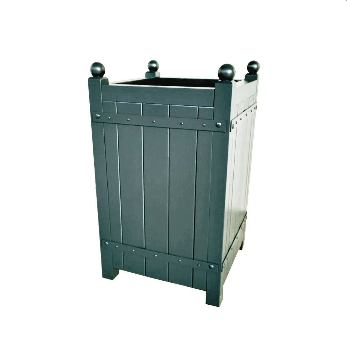 Fransk Versailles plantekasse i fyrretræ 52x52x90