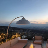 Dome fritstående terrassevarmer Midnight