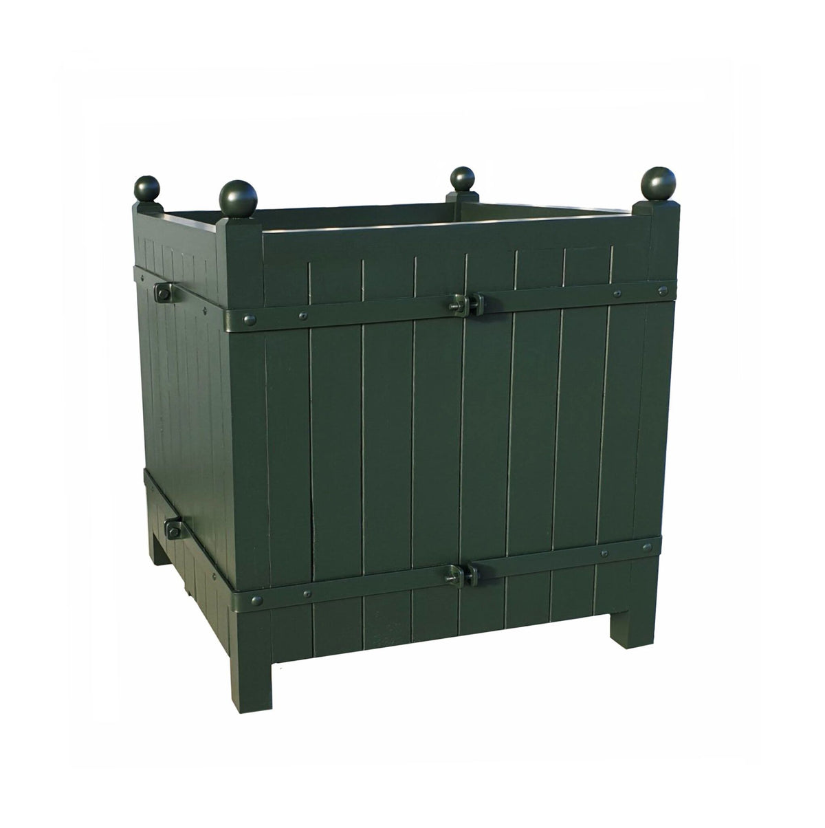Fransk Versailles plantekasse i fyrretræ 90x90x98