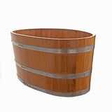 Ovalt badekar H60cm
