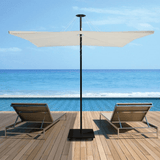 Infina kvadratisk haveparasol 2,5 x 2,5 m stel Dusk