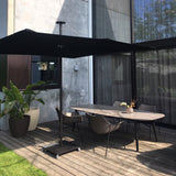 Infina kvadratisk haveparasol 2,5 x 2,5 m stel Dusk