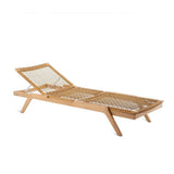 Synthesis stabelbar liggestol i teak
