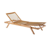 Synthesis stabelbar liggestol i teak