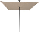 Infina kvadratisk haveparasol 3,0 x 3,0 m stel Dusk