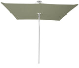 Infina kvadratisk haveparasol 2,5 x 2,5 m stel aluminium