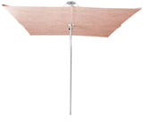 Infina kvadratisk haveparasol 2,5 x 2,5 m stel aluminium