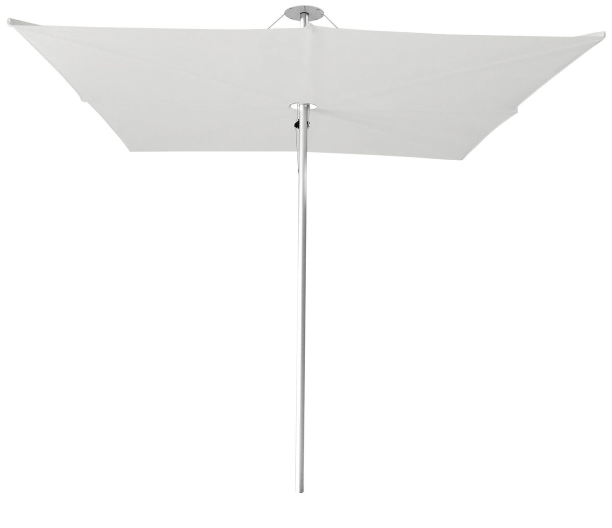Infina kvadratisk haveparasol 2,5 x 2,5 m stel aluminium