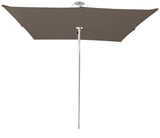 Infina kvadratisk haveparasol 2,5 x 2,5 m stel aluminium