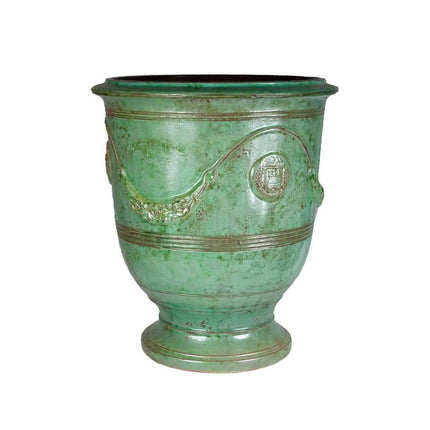 Fransk Vase d'Anduze irgrøn