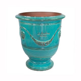 Fransk Vase d'Anduze turkis