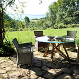 Capri Loungestol vinrød