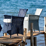 Capri Loungestol lys blå