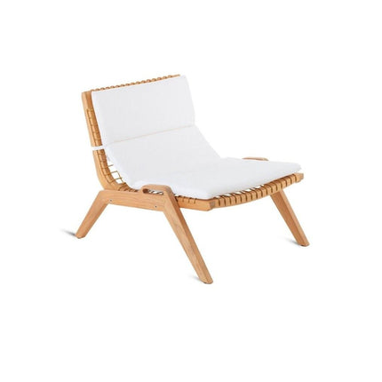 Hynde til Synthesis stabelbar loungestol i teak