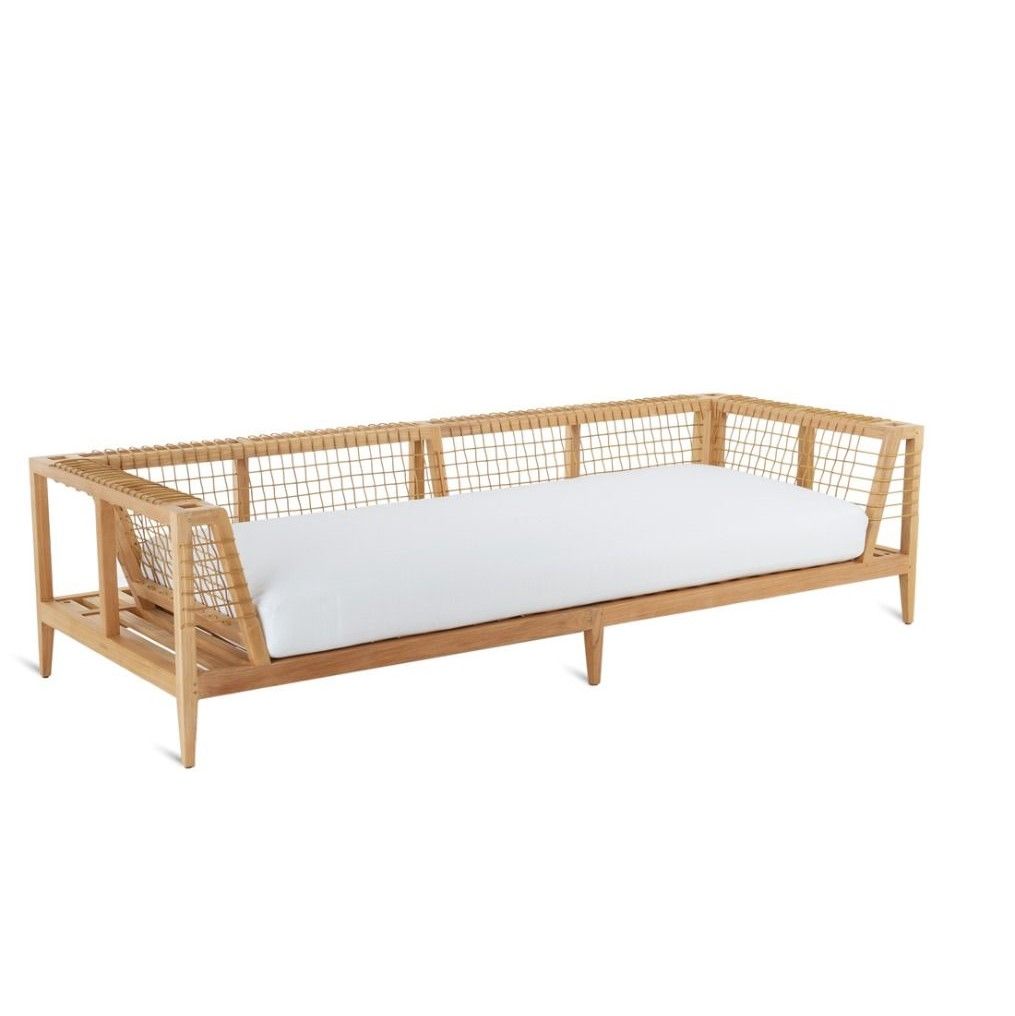Synthesis 3 pers. loungesofa i teak 260 cm
