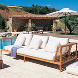 Synthesis 3 pers. loungesofa i teak 260 cm