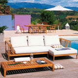 Synthesis 3 pers. loungesofa i teak 260 cm