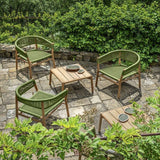 Kilt loungebord i teak 65 / 65 / 35