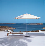 Lipari kvadratisk parasol i træ 400 / 400 / 322