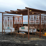 Nagi Fritstående Pergola i træ 368 x 371