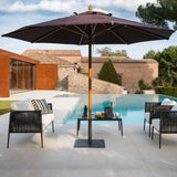 Lipari rund parasol i træ Ø 350 / 277