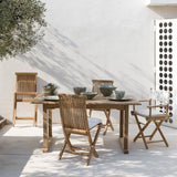 Chelsea spisebord i teak 165-225 / 90 / 75