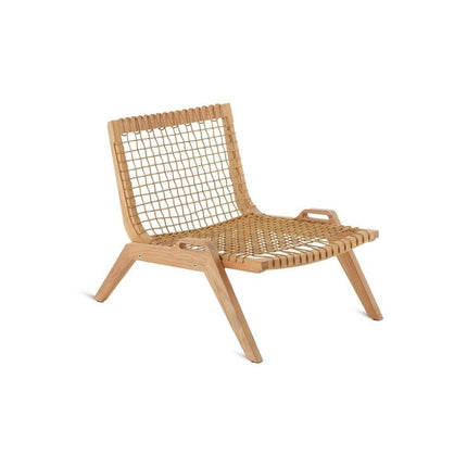 Synthesis stabelbar loungestol i teak