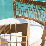 Synthesis lav loungestol i teak