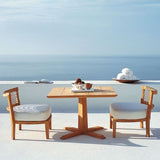 Synthesis lav loungestol i teak