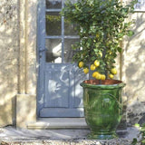 Fransk Vase d'Anduze traditionel glasering grøn