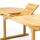 Chelsea spisebord i teak 165-225 / 90 / 75