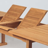 Chelsea spisebord i teak 217-297 / 102 / 75