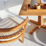 Synthesis lav loungestol i teak
