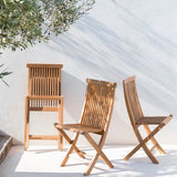 Milton foldestol i teak