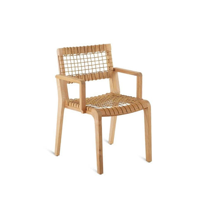 Synthesis spisebordsstol med armlæn i teak