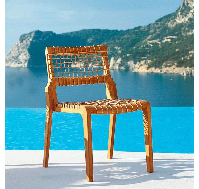 Synthesis stabelbar spisebordsstol i teak