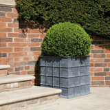 Sienna - Square Plantekumme i zink