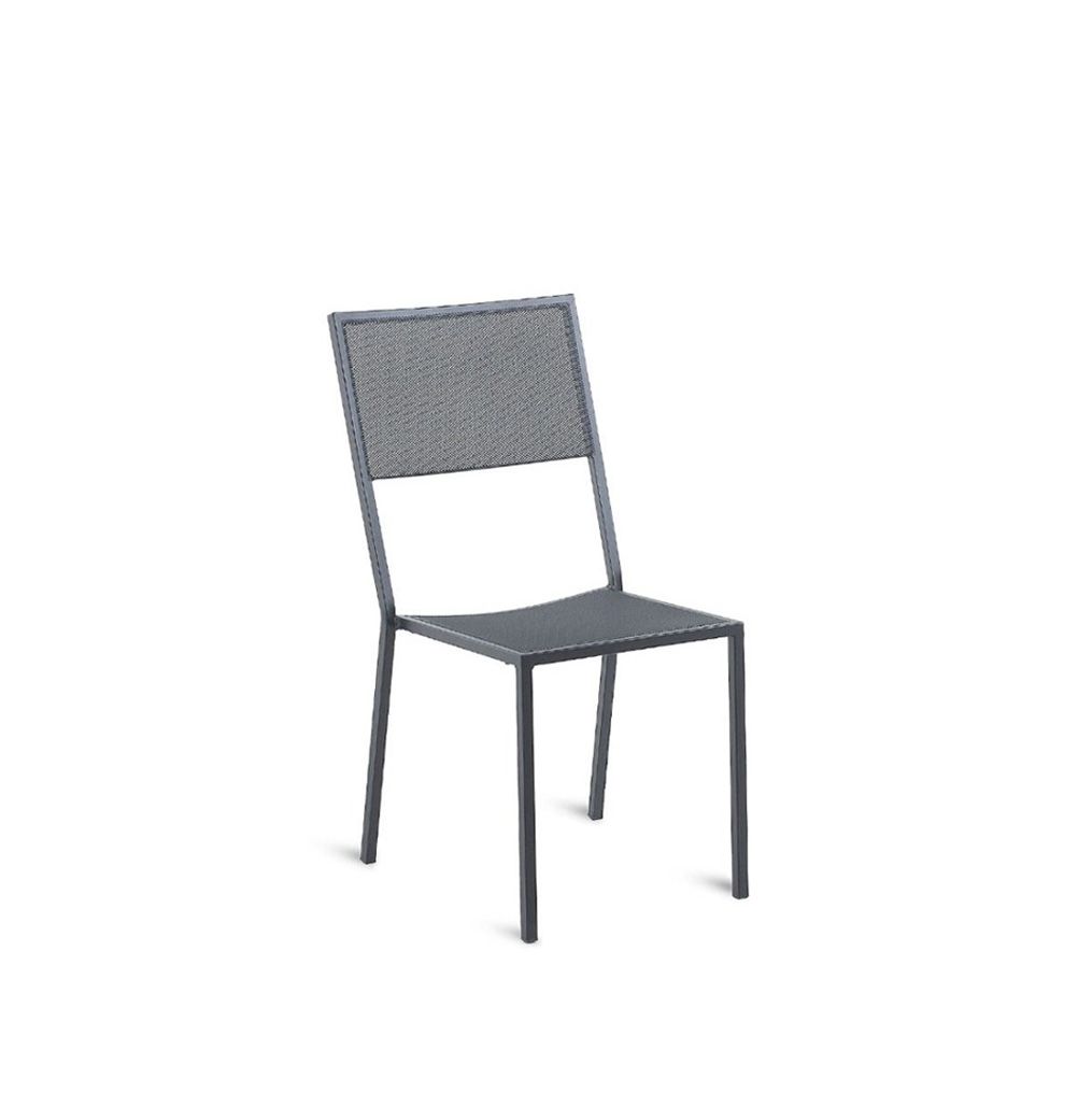 Conrad stabelbar stol sort