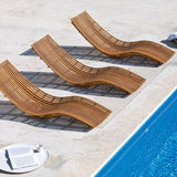 Swing liggestol i teak