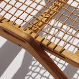 Synthesis lav loungestol i teak