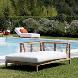 Synthesis chaise-longue modul i teak højre