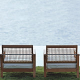 Synthesis loungestol med armlæn i teak