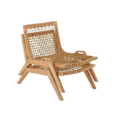 Synthesis stabelbar loungestol i teak