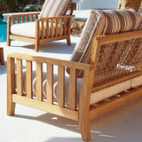 Synthesis 3 pers. loungesofa i teak 210 cm